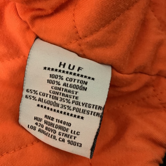 HUF JD Work Jacket Black - Picture 5 of 7